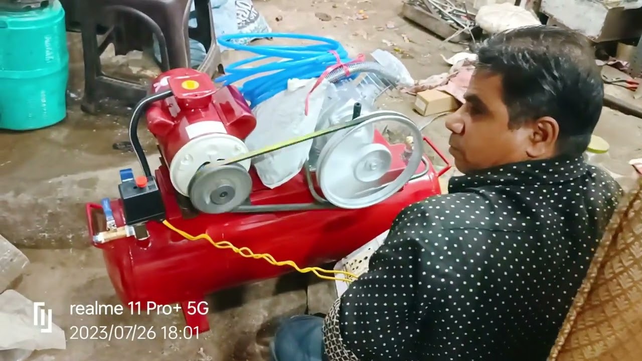 Air Compressor set 150 pound 1 HP