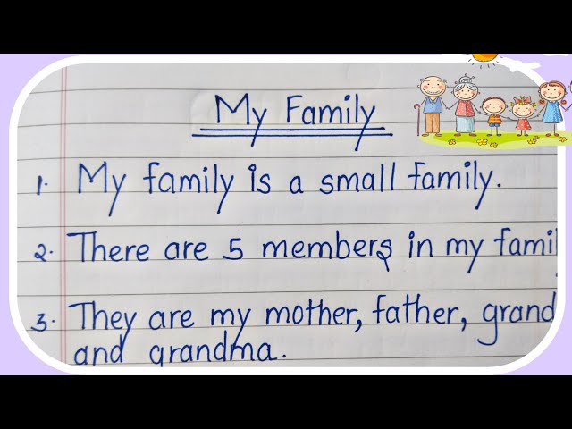 my family essay  | my family essay in english || essay on my family | essay my family class=