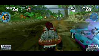 Dino Jungle Track | Beach Buggy Racing screenshot 4