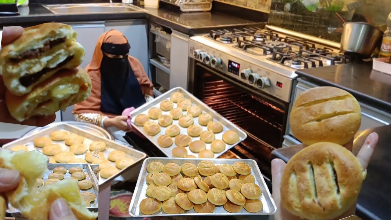 هاتي كيلو دقيق وشويه زيت وهتوزعي للجيران والحبايب القرص الطريه الفلاحي محشيه وساده وفي فرن البوتاجاز