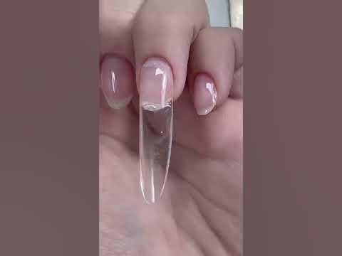 Гелевые типсы. Как крепить гелевые типсы - YouTube