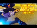 Disgusting Drunk Woman Tries to Urinate on Officers