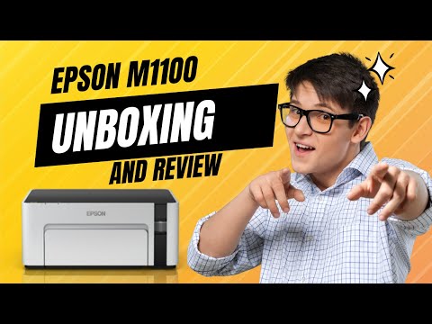 epson m1100 unbox and review