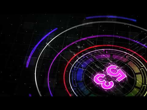 COUNTDOWN TIMER 1 min ( v 674 ) 60 sec with sound music effects 4K