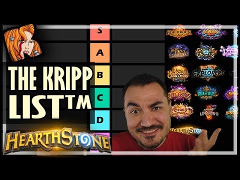 The Kripp List™ HEARTHSTONE EXPANSIONS