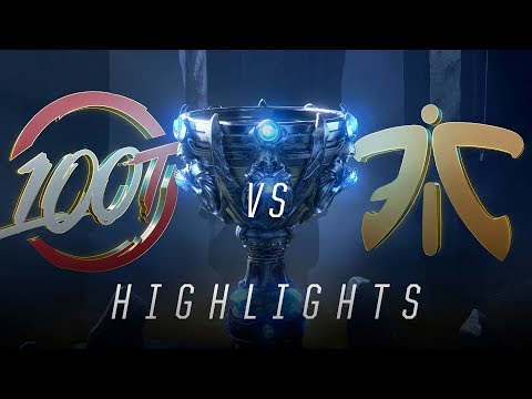 100 vs FNC - Worlds Group Stage Day 2 Match Highlights (2018)