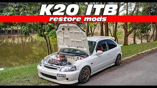 Civic EK RestoMod - 4 Throttle K20 Type R