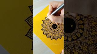 Mandala Art For Beginners ✨💫 | Simple Mandala Art #artistbhagyashree #mandalaart #shorts