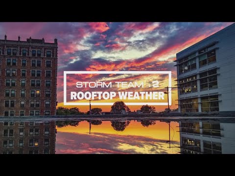 Daybreak Rooftop Storm