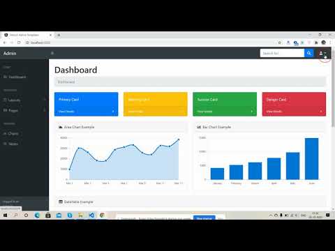 Angular 10 Bootstrap Admin Dashboard Template Working Demo