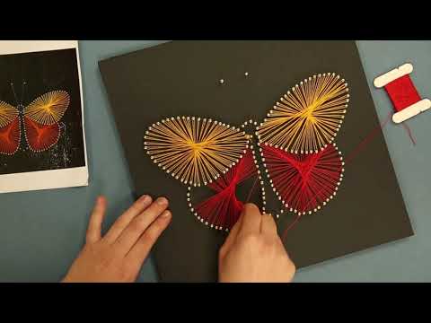 מסמרים וחוטים How to make String art