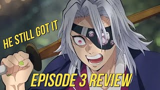 Throw Uzui Back In The Field! Demon Slayer: Hashira Training Arc Ep. 3 Review!