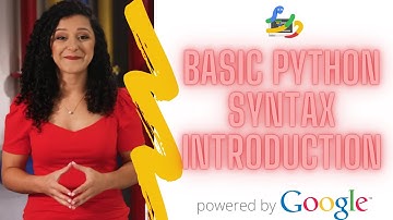 13-Basic Python Syntax introduction | python crash course by google | python for beginners