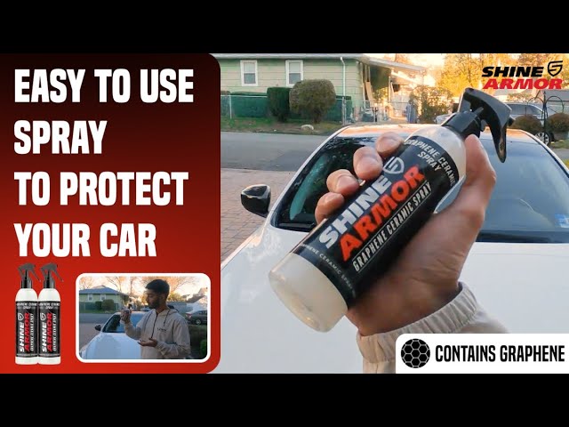 SHINE ARMOR Spray On Quick Ceramic Coat For Your Car 
