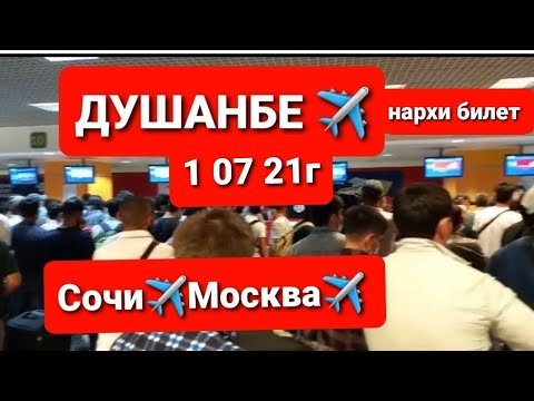 Душанбе✈Сочи ✈Москва ✈👍