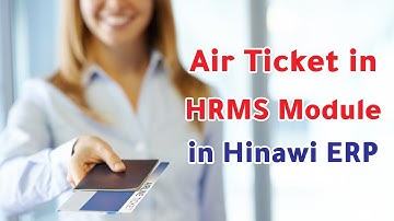 Air Ticket in HRMS Module in Hinawi Software - English @hinawisoftware