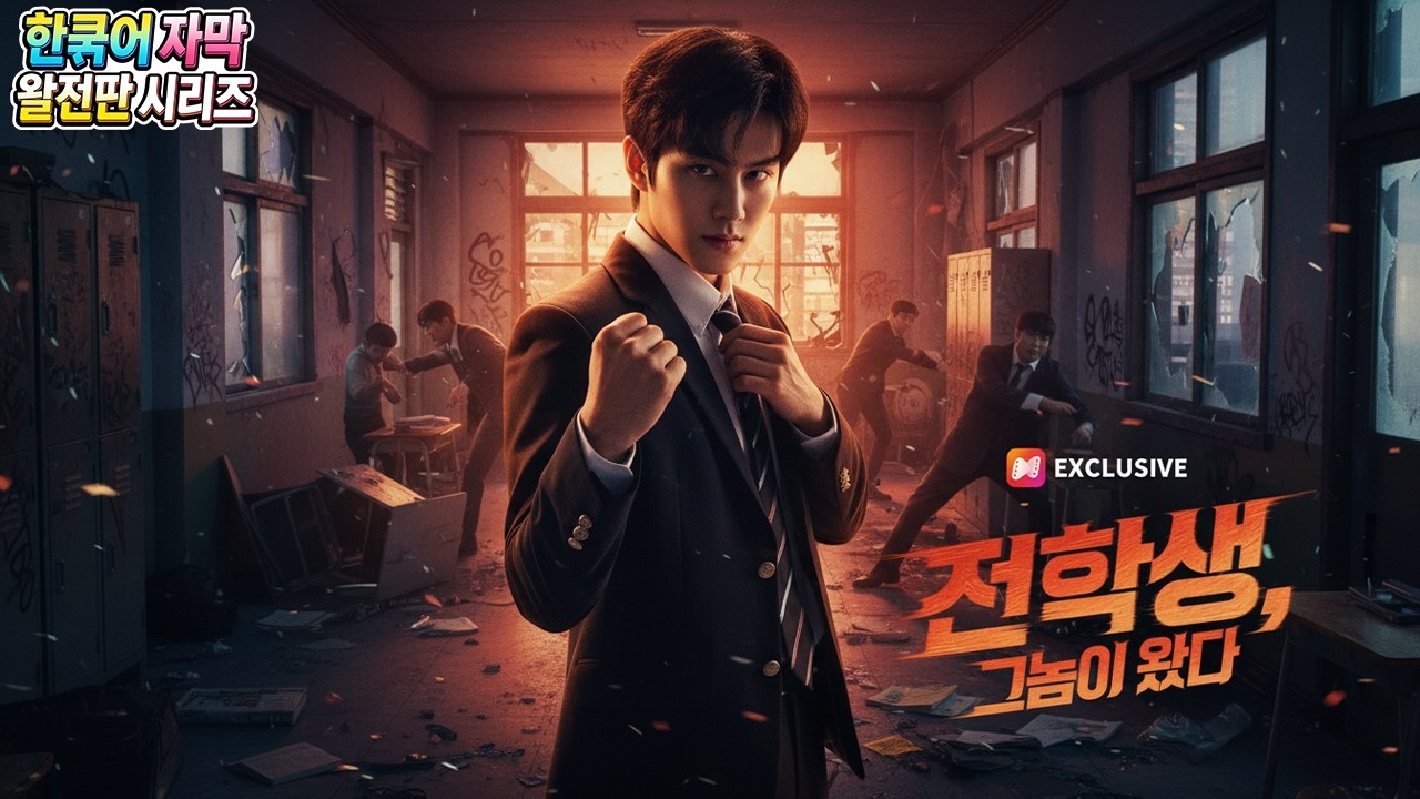 찐따인 줄 알았던 전학생이 조폭 황태자?! 학교폭력 가해자들 지옥행 급행열차😈【한국어 자막】