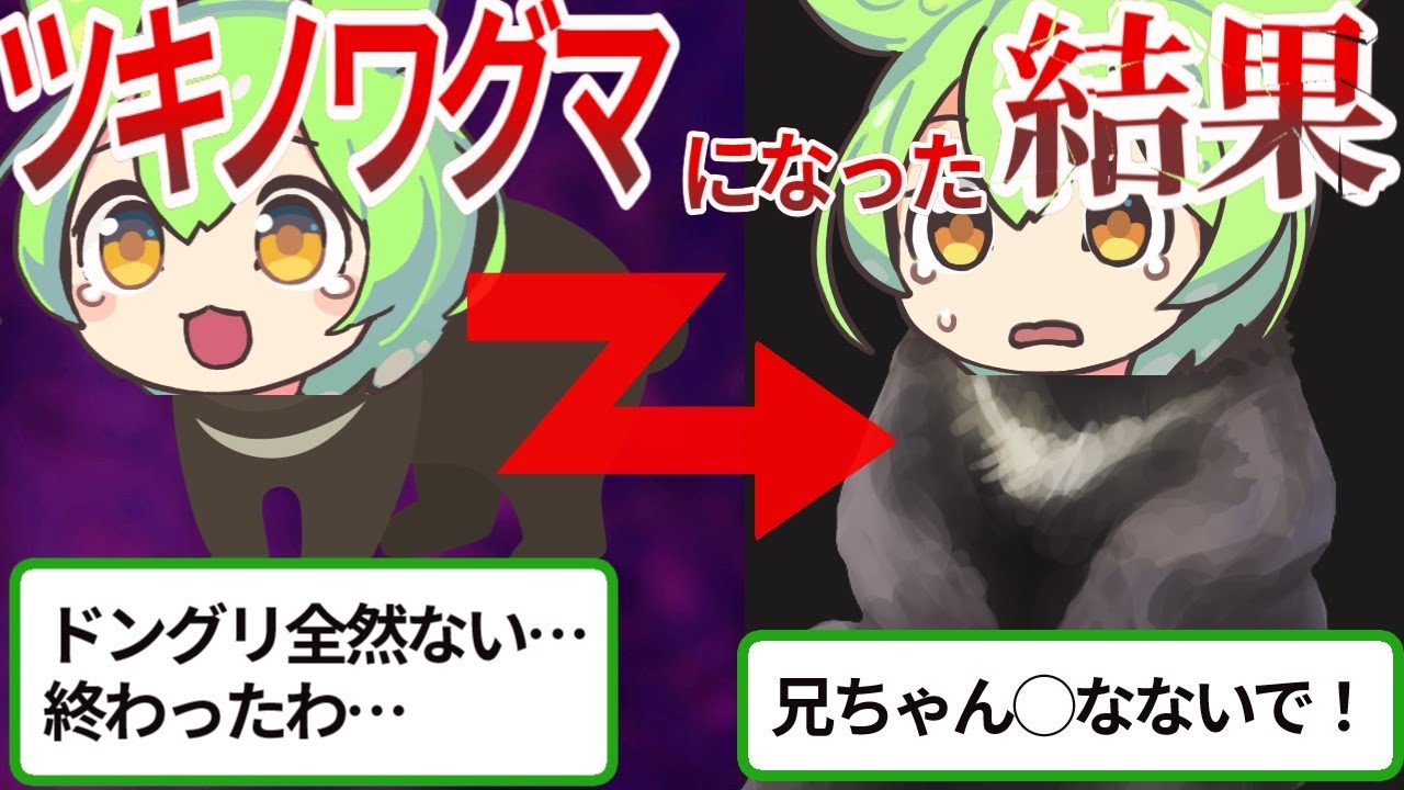 2頭のツキノワグマを襲った悲劇【ゆっくり＆ずんだもん解説】