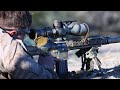 Sniper americano dispara rifle de precisão M107 durante exercício de prontidão para a guerra