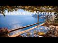 "Limoncello Morning" 🍋 Coastal Terrace Ambience: Mediterranean Sea View with Gentle Waves,