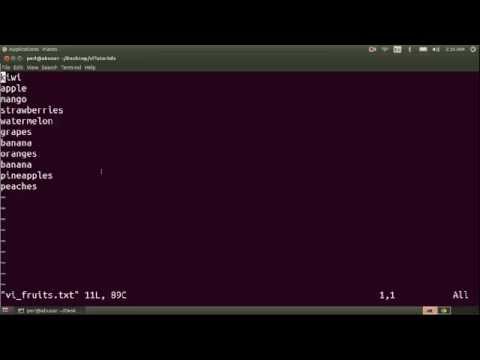 Visual Mode in vi /Vim (vi for beginners Part 7)