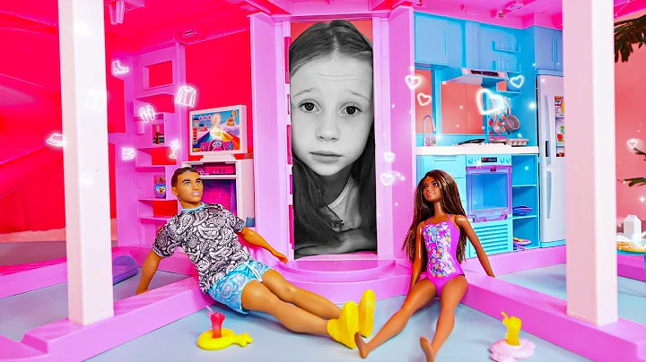 Nastya and the Barbie's escape rooms