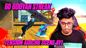 Booyah Streakൻ്റെ Heavy Pressure 🥺 Most Critical Match | Freefire Malayalam