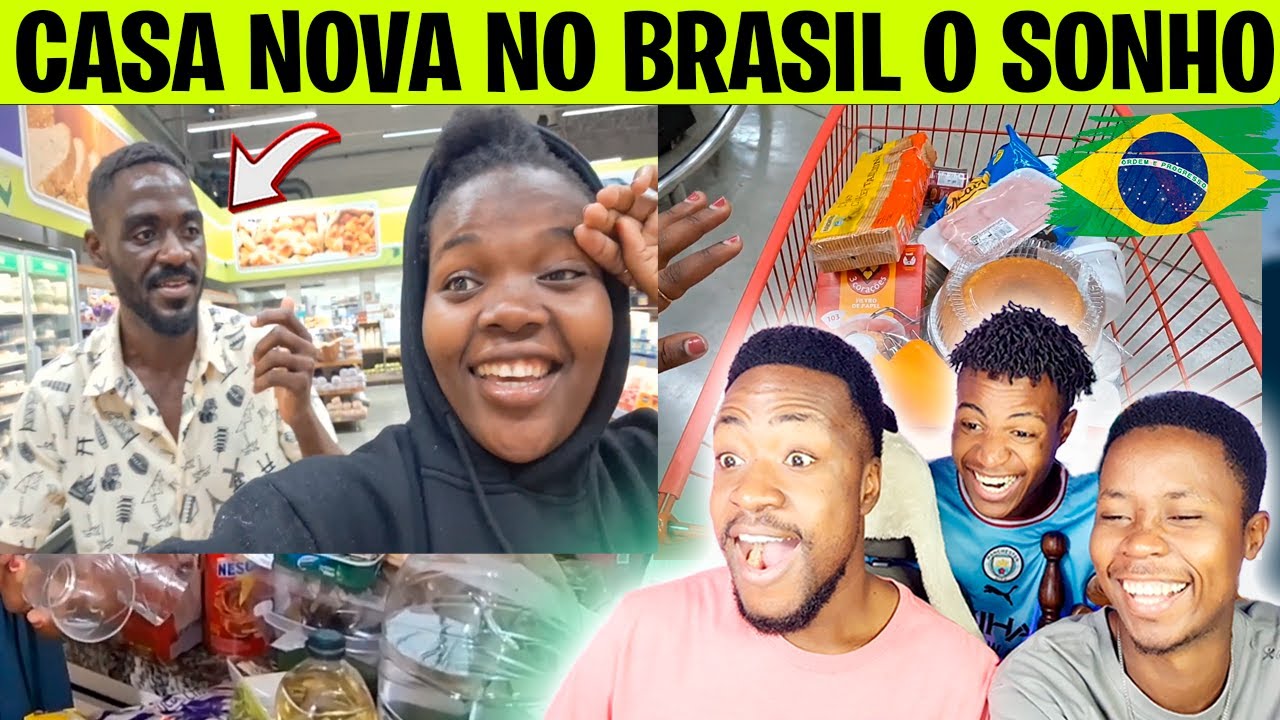 SONHO REALIZADO NO BRASIL ELES CONSEGUIRAM UM CASA, E FIZERAM COMPRAS  NO MERCADO