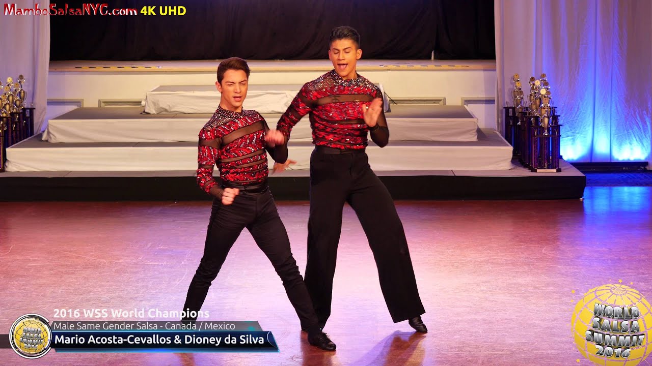 WSS16 Professional Male Same Gender Salsa World Champions Mario Acosta Cevallos and Dioney da Silva Xxx Pic Hd