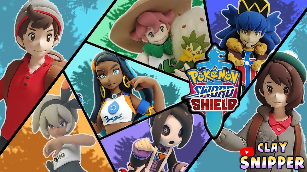 Pokémon Sword And Shield Clayart Collection Gloria Victor Leon Milo Nessa Allister Bea