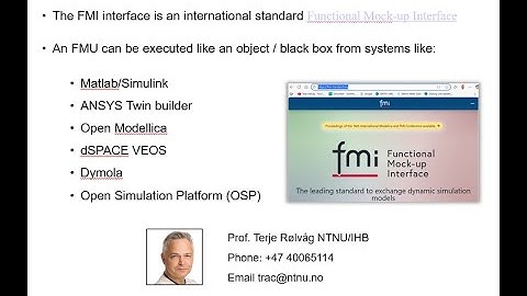 FEDEM FMU Export and Execution