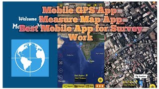 Measure Map Mobile application Tutorial // Free Mobile GPS App // Mobile GPS kaise use kare screenshot 5