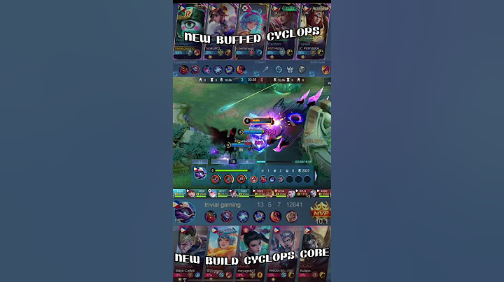 New updated buffed cyclops no cooldown ultimate #mobilelegends #ml #gaming #mlbbgameplay #cyclops