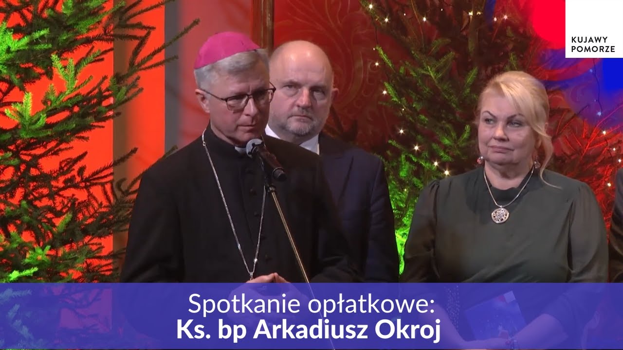 Ks. bp Arkadiusz Okroj - spotkanie opłatkowe