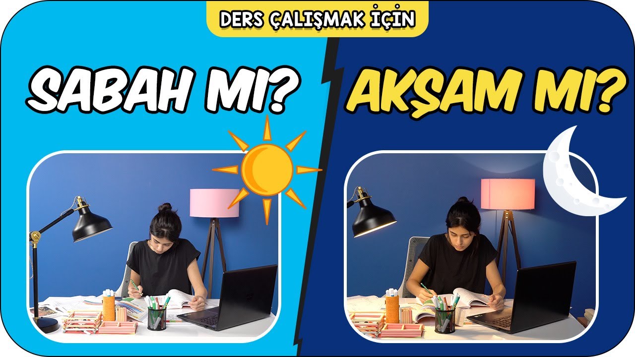 ⁣Sabah mı Yoksa Akşam mı Ders Çalışmalı? 🤔