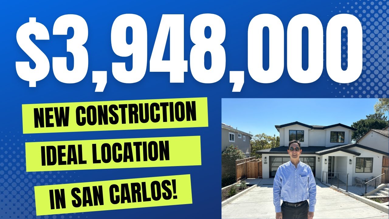 Brand New Luxury Home🏠 UNDER 3,950,000, Ideal Location in San Carlos