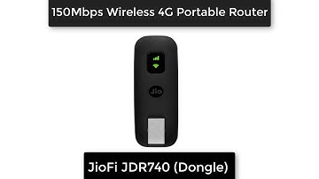 JioFi JDR740 Dongle150Mbps Wireless 4G Portable Router