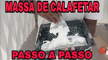 Como calafetar uma parede?