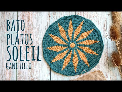 💥 SUPER EASY! 💥 Crochet Underplates or Round Placemats | Yarn and Balls