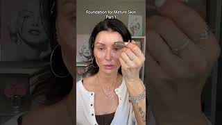 Foundation for Mature Skin Part-1 #foundation #matureskinmakeup #meritbeauty #shorts