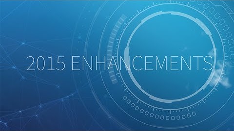 SDS/2 2015 Enhancements