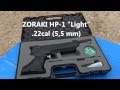 Zoraki HP1 Light 40 meters shoot in Slow Motion (First Video)