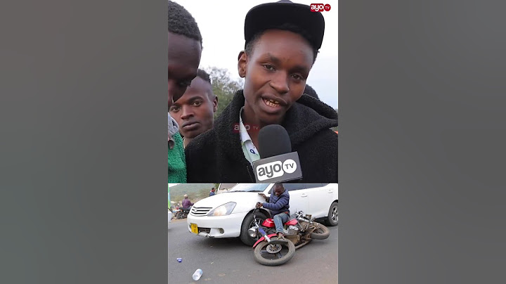 JAMAA ARUSHA AJIBAMIZA KWENYE GARI AKIONESHA UFUNDI WA PIKIPIKI, AAMKA NA KUKIMBIA