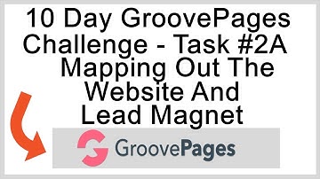 The 10 Day GroovePages Challenge Task 2A  - Mapping Out The website And Lead Magnet