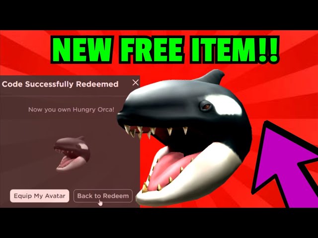 LIMITED TIME] How To Get *FREE* HUNGRY ORCA on Roblox!! 