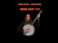 The scale - Tenor banjo for beginners.