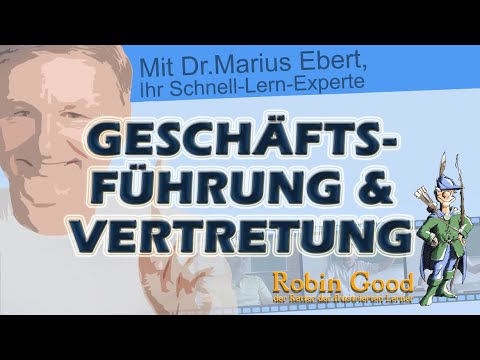 Geschäftsführung und Vertretung