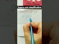 Square Root Simplification #viral#trending#maths#adudreams#youtubeshorts#shorts#short#youtube#reels