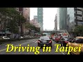 Driving in Taipei Taiwan 4K.