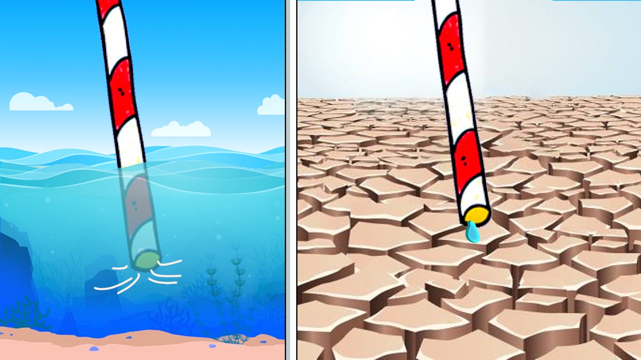 I literally sucked the oceans dry